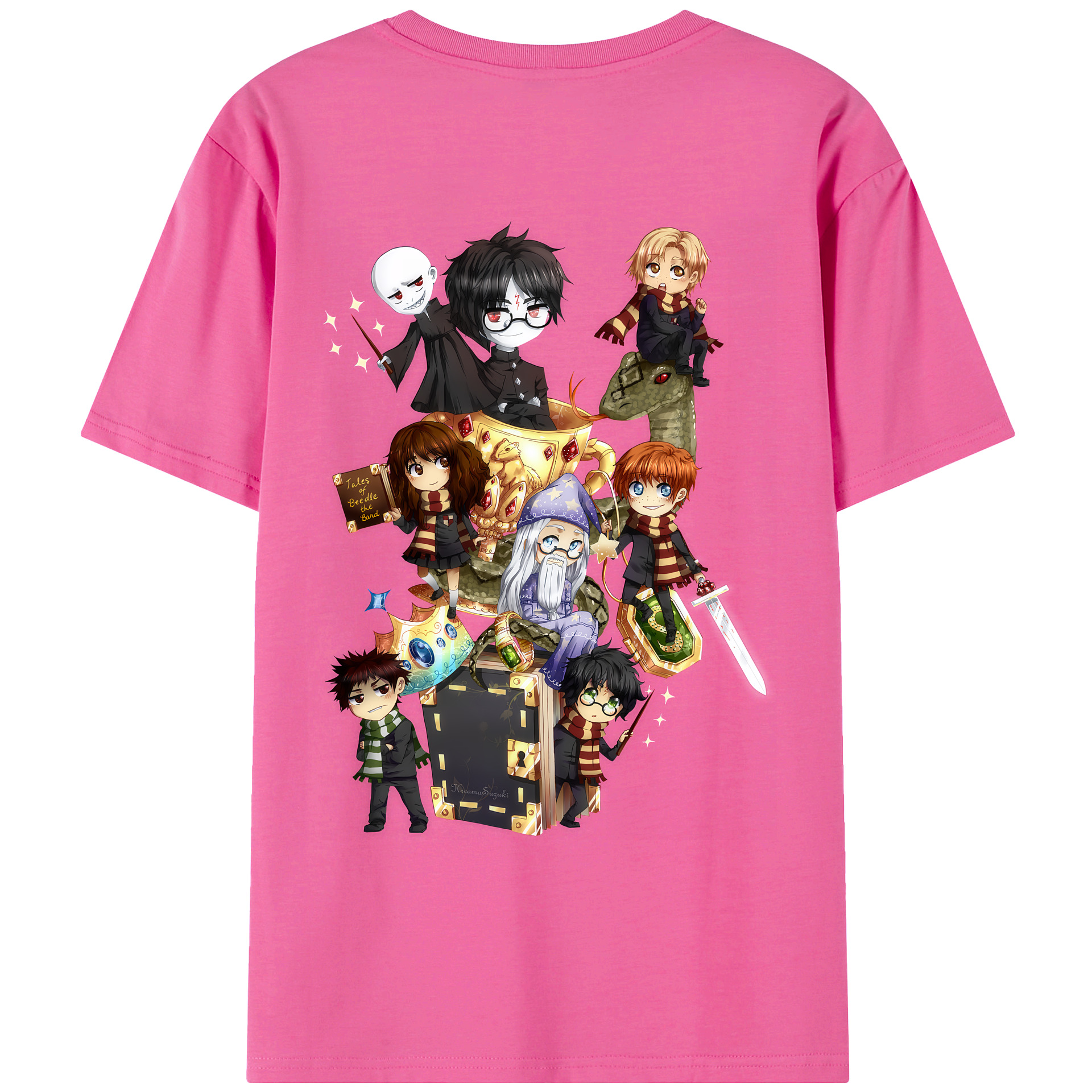 （画像用） Harry Potter ハリー・ポッターシリーズ レディース半袖Tシャツ(バックプリント)